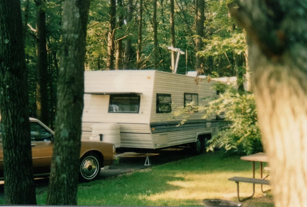 Our first new travel trailer, the Mallard Sprinter.