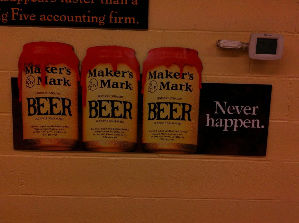 Makers Mark Beer - Never Happening!