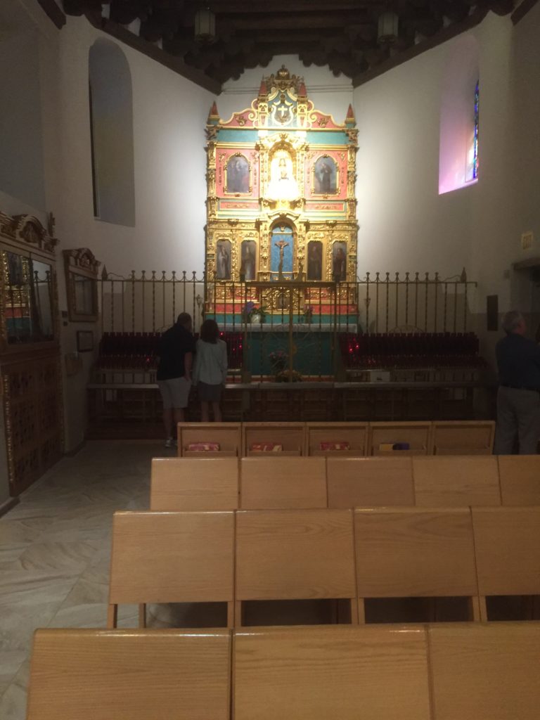 The oldest section of Saint Francis Cathedral