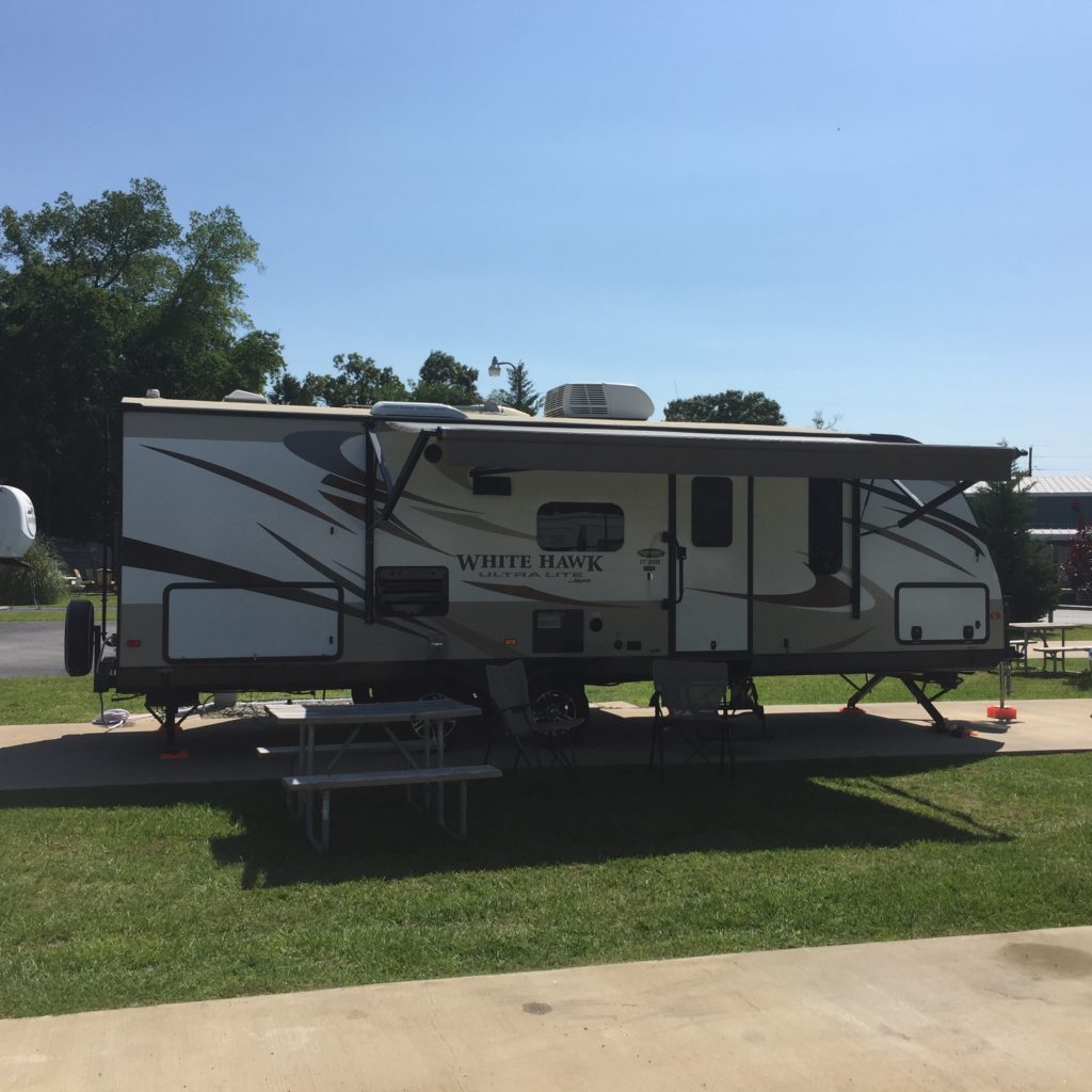 Our spot at Fernbrook - A Great Campground!