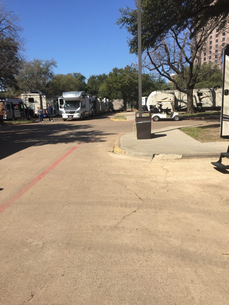 There are more Travel Trailers outside!