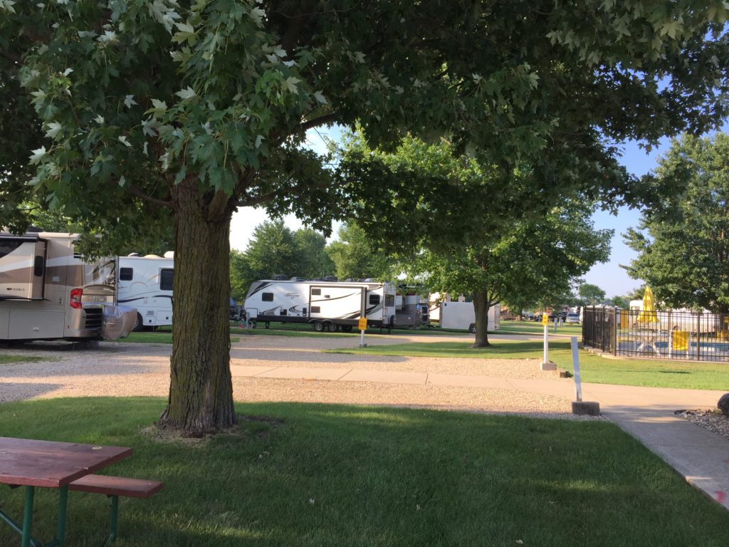 Stop Seven - Deforest Wisconsin the Madison KOA - Travel Trailer Nation