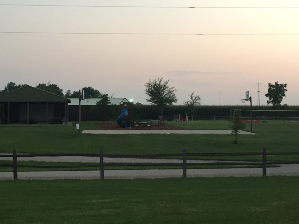The Playground Area at the Double J Campground