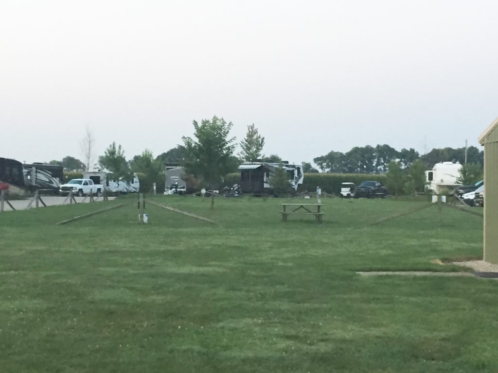 This is the largest dog walk we have seen at a campground.