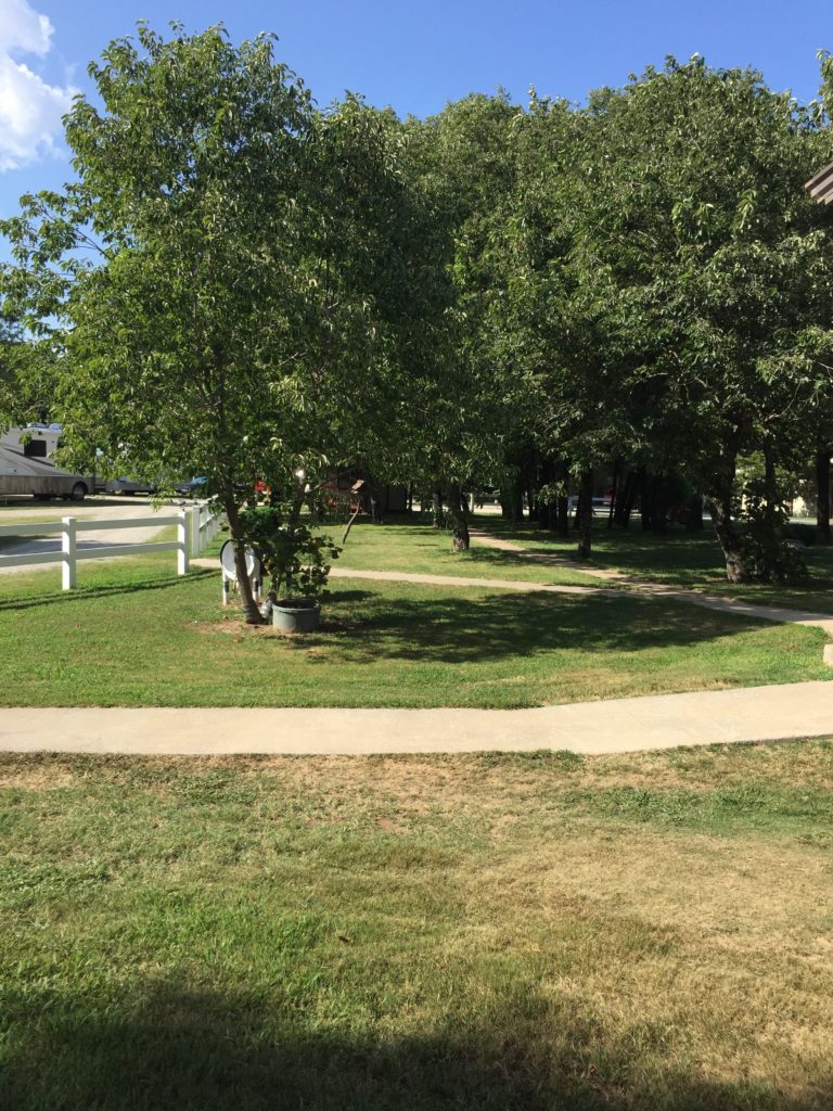 Lake Eufaula KOA Small Park Area