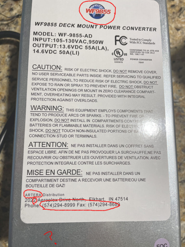 Counterfeit Power Converter